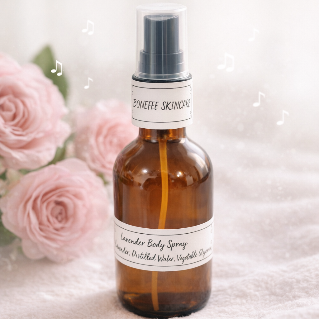 Rose-Scented Body Oil Spray