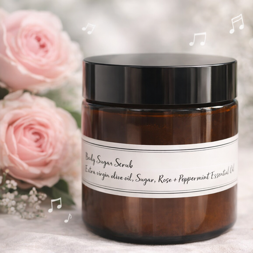 Rose-Scented Body Sugar Scrub